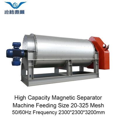 High Capacity Magnetic Separator Machine for Feeding Size 20-325 Mesh 50/60Hz Frequency 2300*2300*3200mm