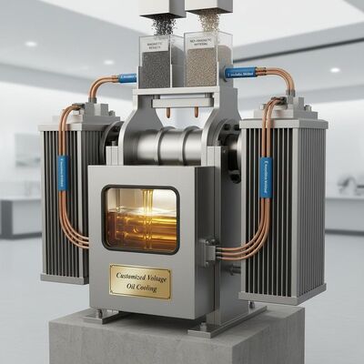 ভোল্টেজ ইলেক্ট্রোম্যাগনেটিক বিভাজক তেল শীতল এবং ই নিরোধক পদ্ধতির সাথে ডিজাইন করা যা চৌম্বকীয় বিচ্ছেদের ফলাফল সরবরাহ করে