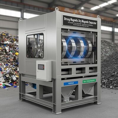 পুনর্ব্যবহার এবং খনি খাতে ধারাবাহিক পৃথকীকরণ কর্মক্ষমতার জন্য ডিজাইন করা শক্তিশালী চৌম্বকীয় শুষ্ক চৌম্বকীয় বিভাজক