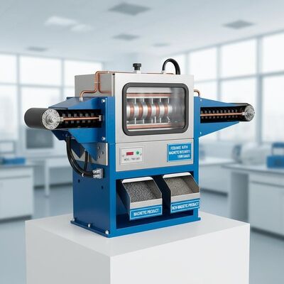 উচ্চ প্রক্রিয়াকরণ ক্ষমতা স্থায়ী চৌম্বক বিভাজক, ফিডিং সাইজ ০.১-৩মিমি টেকসই চৌম্বকীয় পৃথকীকরণ মেশিন