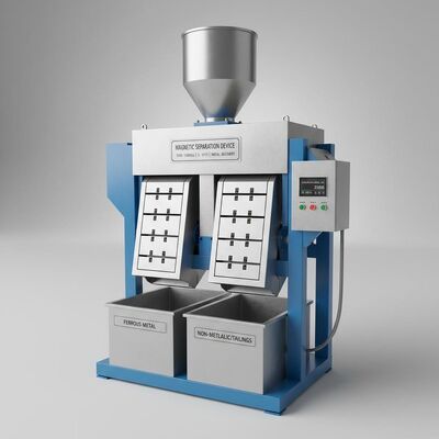 পটভূমির চৌম্বকীয় তীব্রতা 10000-15000গাউস চৌম্বকীয় পৃথকীকরণ ডিভাইস 5-10T H ক্ষমতা সহ ধাতু পুনরুদ্ধারের জন্য উপযুক্ত