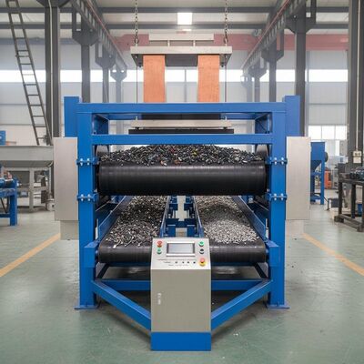 শিল্পে অ-ধাতব পদার্থ থেকে লৌহঘটিত ধাতু পৃথকীকরণের জন্য স্বয়ংক্রিয় তড়িৎচুম্বকীয় বিভেদক তৈরি