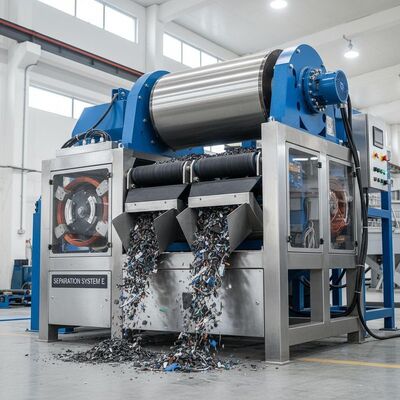 ধাতব পদার্থ থেকে লৌহঘটিত পদার্থ পৃথকীকরণ স্বয়ংক্রিয় কার্যকারিতা এবং নিরোধক পদ্ধতি ই সহ তড়িৎচুম্বকীয় বিভাজক